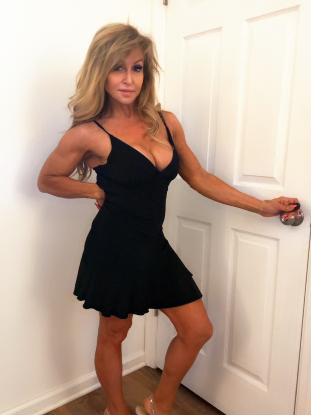 Little Black Spaghetti-Strap Mini Dress
